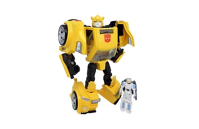 LG54 Bumblebee and Spike in Exo-Suit | Japanese Transformers Legends
