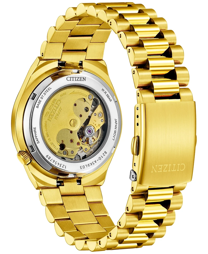 Citizen Men's Automatic Tsuyosa Gold-Tone Stainless Steel Bracelet Watch 40mm
