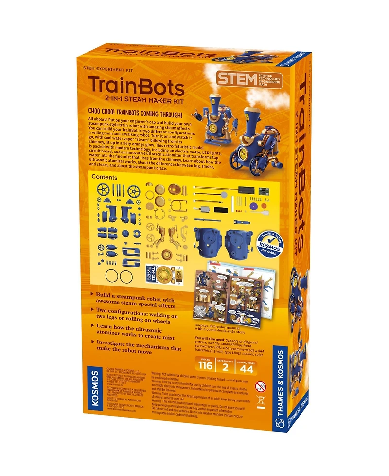 Thames & Kosmos TrainBots: 2-in-1 Steam Maker Kit