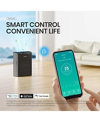 Morento Smart Hepa Air Purifier for Home, Voice & App Contorl, PM2.5 Display, Quality Monitor, Up to 1290 Sqft