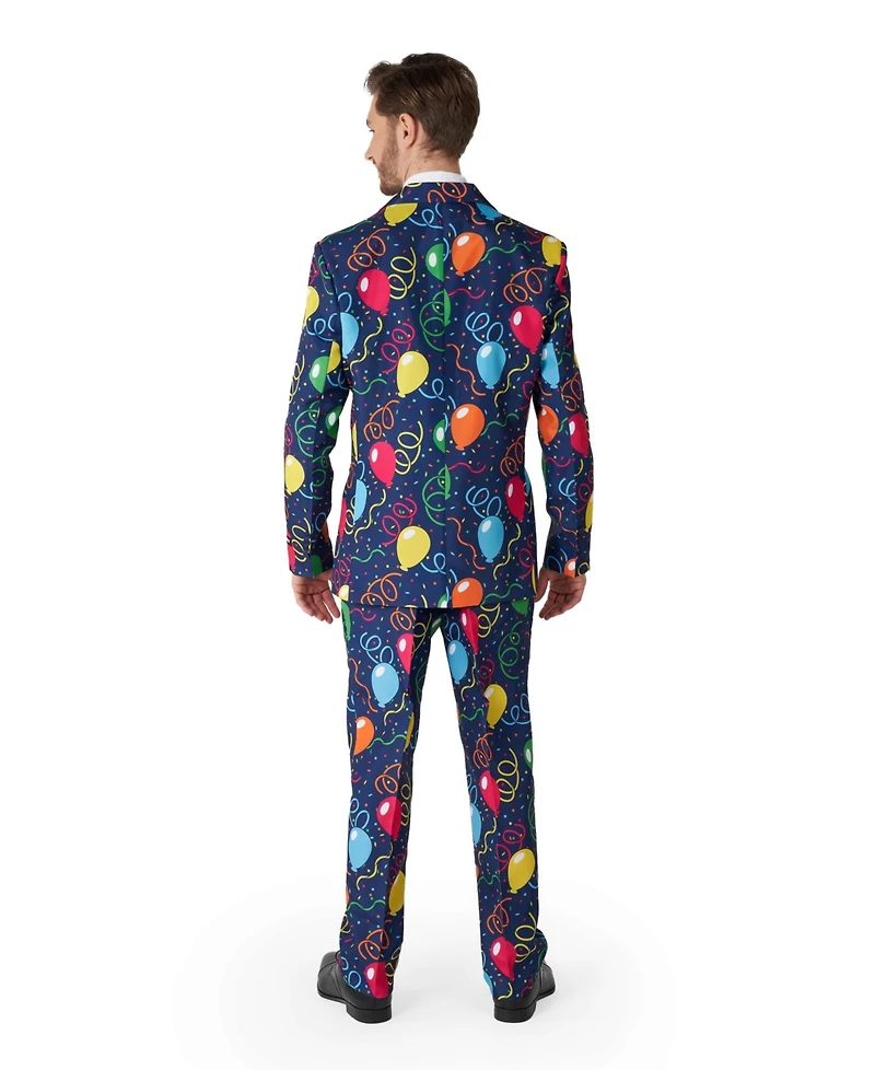 Suitmeister Men's Party Costume - Funny Balloons And Confetti Suit