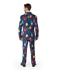 Suitmeister Men's Party Costume - Funny Balloons And Confetti Suit