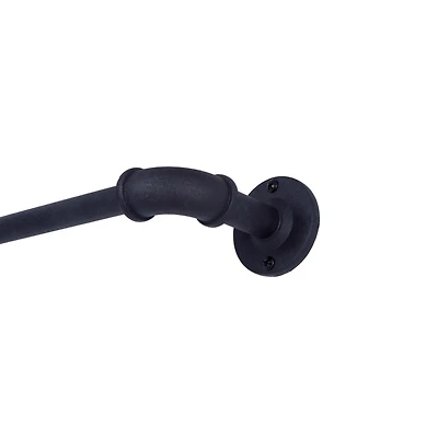 Kenney Bronn 3/4 Inch Decorative Curtain Rod for Room Darkening and Privacy