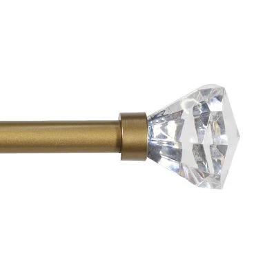 Kenney Fast Fit Easy Install Nadia 5 8 Decorative Window Curtain Rod