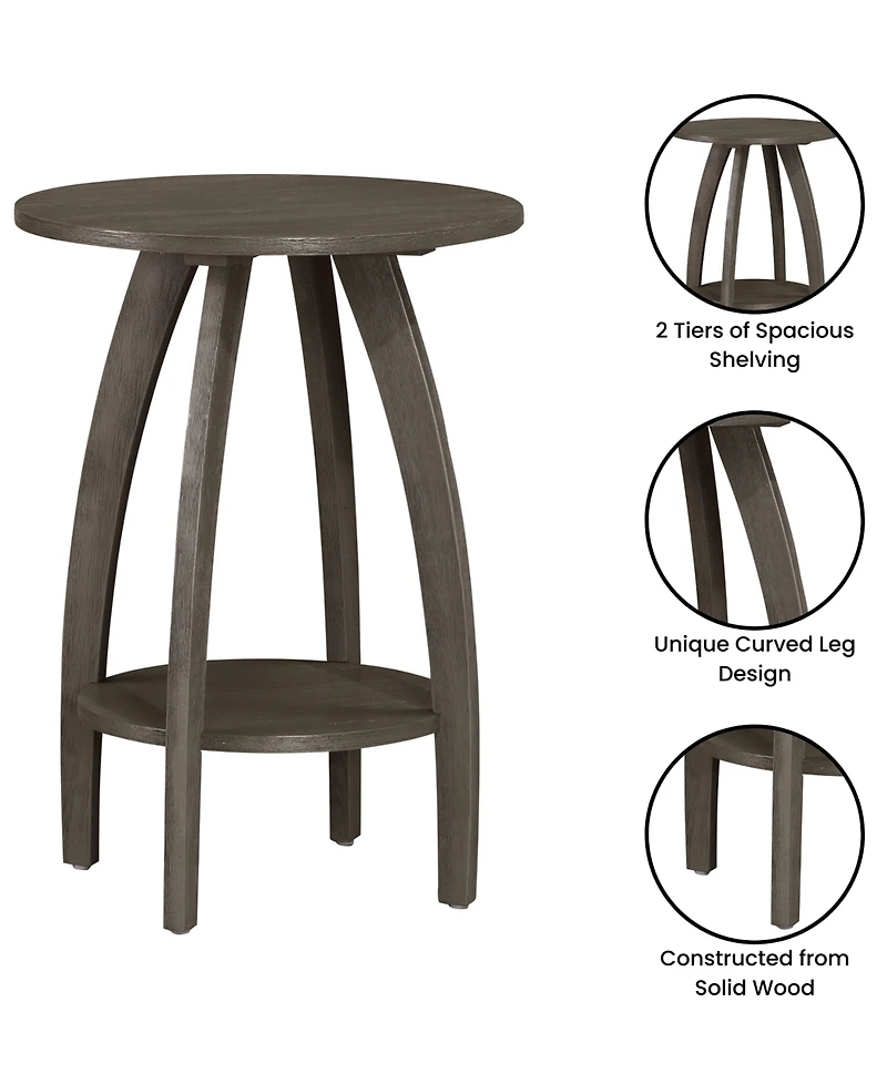 Convenience Concepts 17.75" Aldrin End Table with Shelf