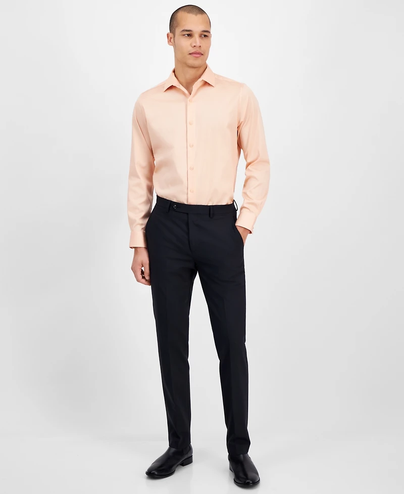 Bar Iii Men's Spread-Collar Sateen Dress Shirt, Created for Macy's