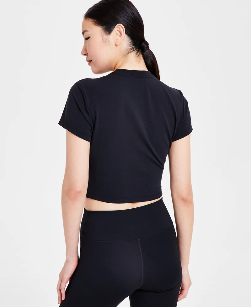Nike Women's Chill Knit Cropped Logo T-Shirt