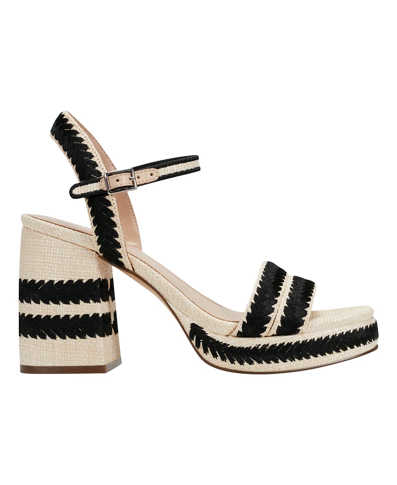 Marc Fisher Women's Honnia Square Toe Dress Sandals