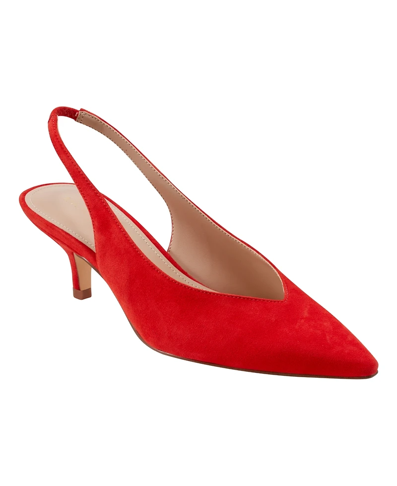 Marc Fisher Women's Labela Slingback Kitten Heel Pumps