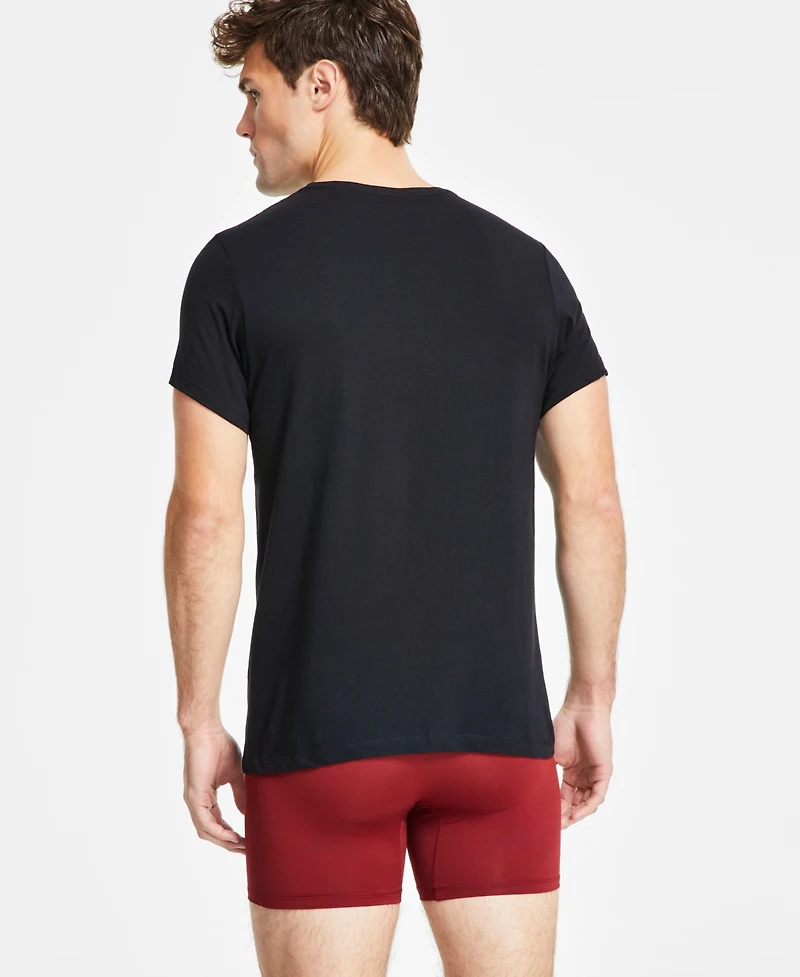 Calvin Klein Men's 5-Pack Cotton Classics Crew Neck Undershirts, Created for Macy's