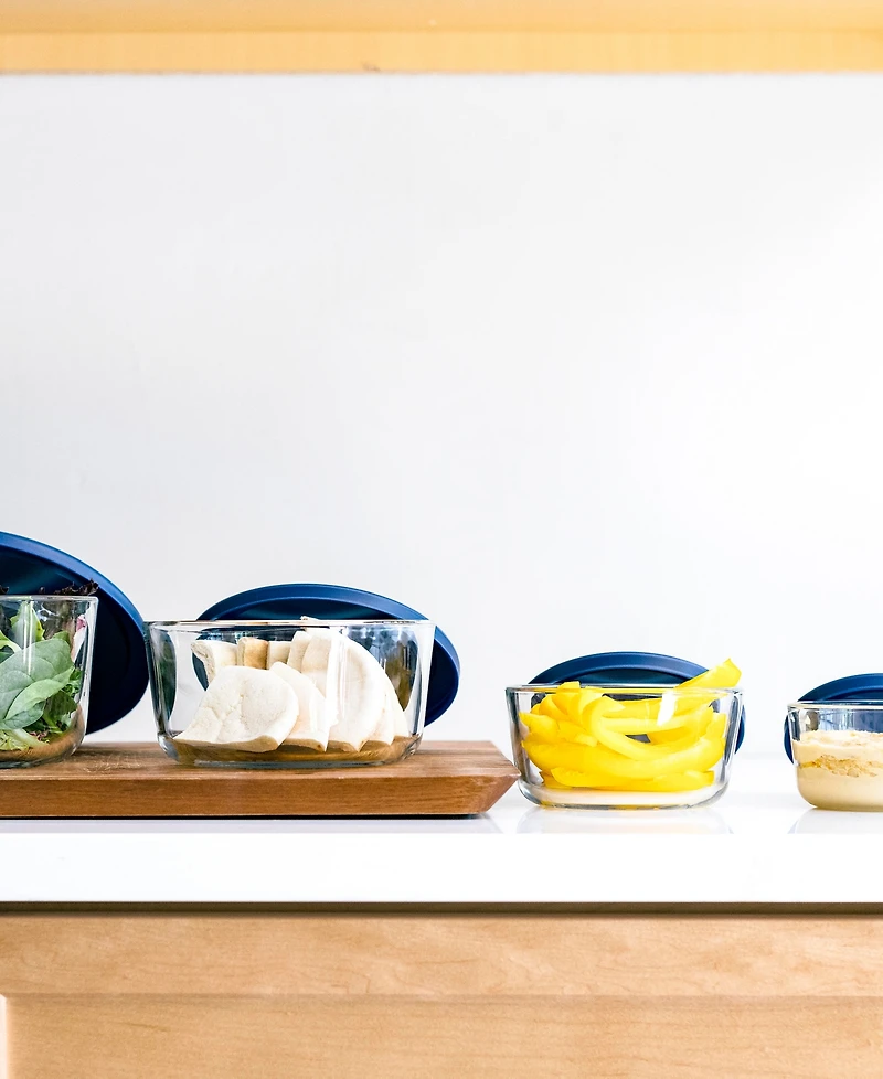 Dura Living 16-Piece Round Nesting Food Storage and Meal Prep Container Set