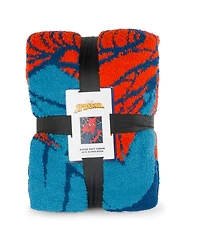 Saturday Park Spiderman 50x60 Feather Knit Throw Blanket