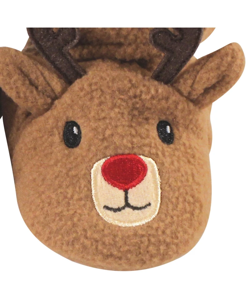 Hudson Baby Baby Boys Hudson Unisex Animal Fleece Booties