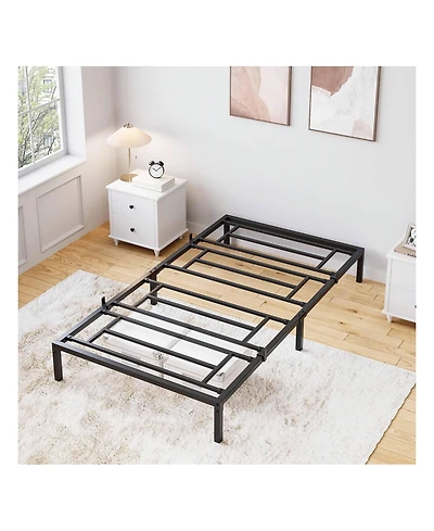 gaomon Inch Bed Frame, No Box Spring Needed, Heavy Duty Metal Platform Bed Frame For Bedroom, Easy Assembly