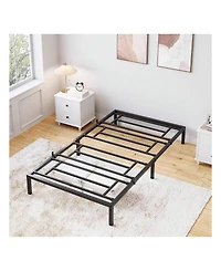 gaomon Inch Bed Frame, No Box Spring Needed, Heavy Duty Metal Platform Bed Frame For Bedroom, Easy Assembly