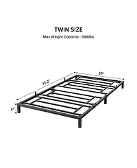 gaomon 8 Inch Bed Frame, No Box Spring Needed, Heavy Duty Metal Platform Bed Frame For Bedroom, Easy Assembly