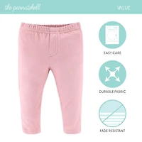 The Peanutshell Baby Girls Jeggings, 4-Pack