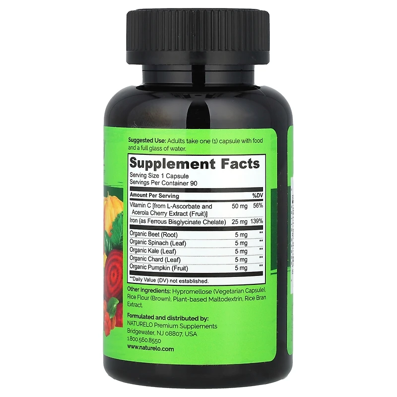 Naturelo Iron with Vitamin C