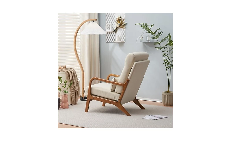 Slickblue High Back Indoor Leisure Chair Stylish and Comfortable Seating for Relaxation