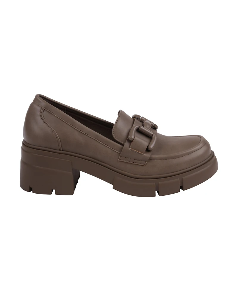 Gc Shoes Women's Caesar Lug Sole Platform Loafers