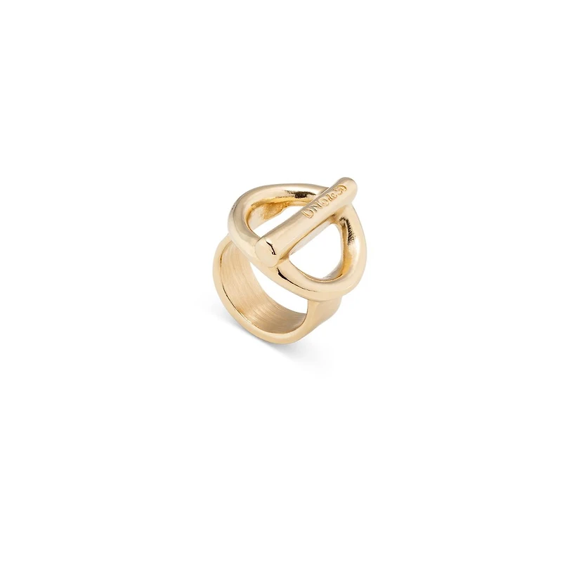 UNOde50 Circular Shaped Two Halves Metal Alloy Ring