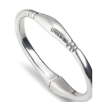 UNOde50 Sterling Silver Double Tube Indentation Bracelet