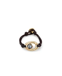 UNOde50 18k Gold-Plated Metal Alloy Oval Bracelet