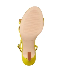 Marc Fisher Women's Hallan Rose Tapered Heel Sandals