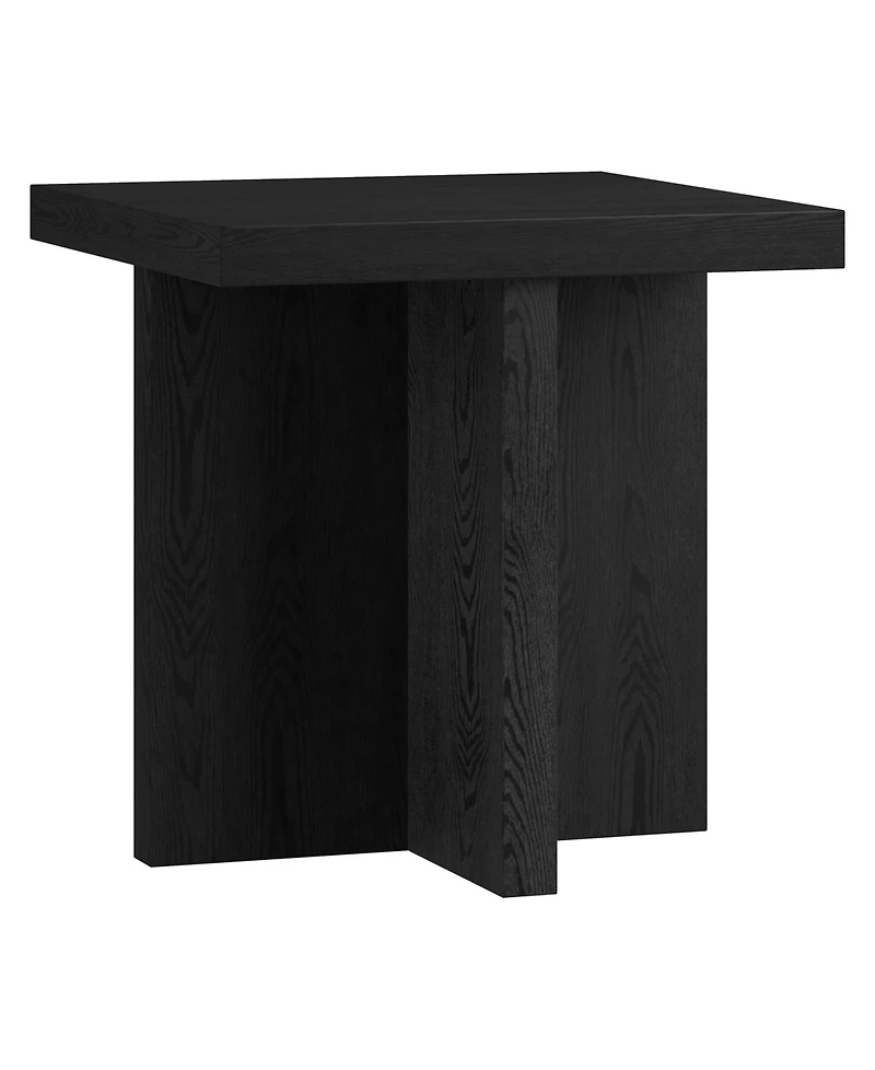Hudson & Canal 22" Elna Wide Square Side Table
