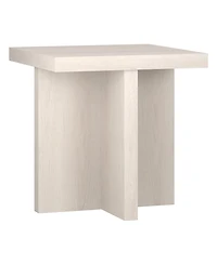 Hudson & Canal 22" Elna Wide Square Side Table