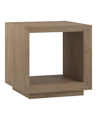 Hudson & Canal 22" Tannen Wide Rectangular Side Table