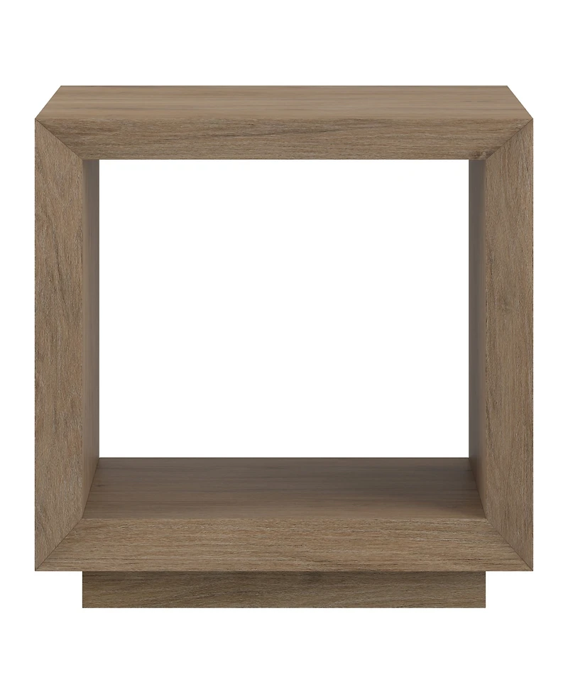Hudson & Canal 22" Tannen Wide Rectangular Side Table