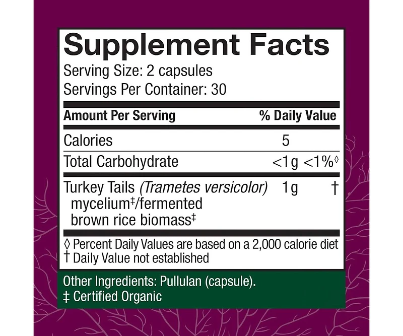 Host Defense Turkey Tail Capsules