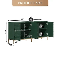 Boyel Living 4 Door Locker Accent Cabinet