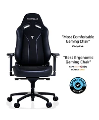 Vertagear SL5800 Ergonomic Large Gaming Chair featuring ContourMax Lumbar & VertaAir Seat systems - Rgb Led Kits Upgradeable Burgundy Red