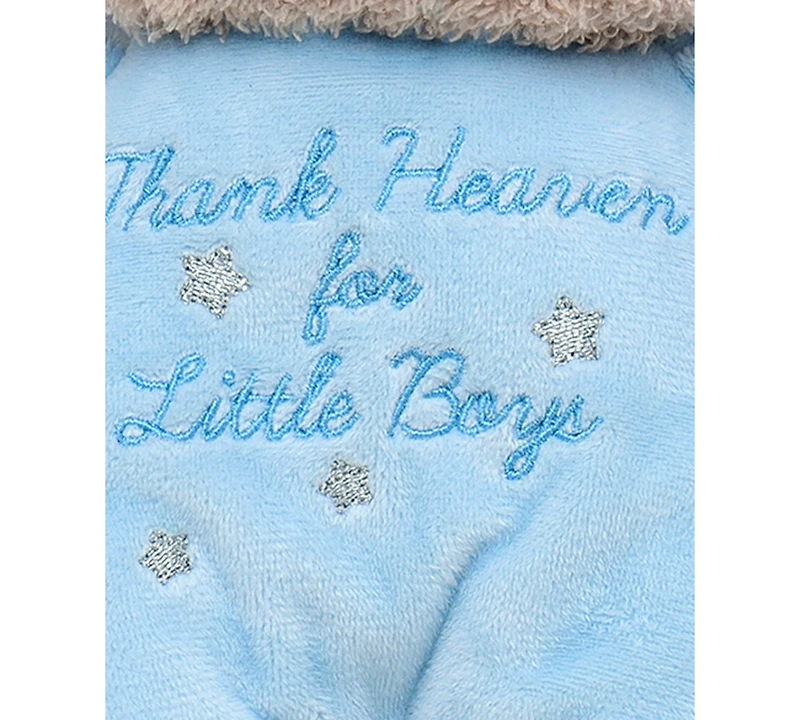 Little Me Baby Boys Thank Heaven for Little Boys 9" Plush Bear