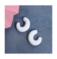 Sohi Women's Chunky Hoop Earrings