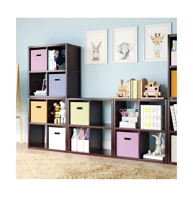 John Louis Home Solid Wood 9 Cube Organizer