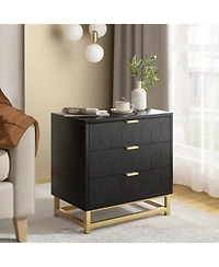 3 Drawer Dresser for Bedroom, Modern Dressers & Chests of Drawers