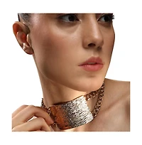 Sohi Women's Ripple Choker Necklace