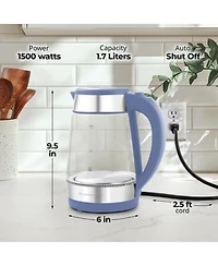 Zulay Kitchen Fast-Boiling Electric Kettle - 1.7L Hot Water Kettle 1500W With Auto Shut-Off