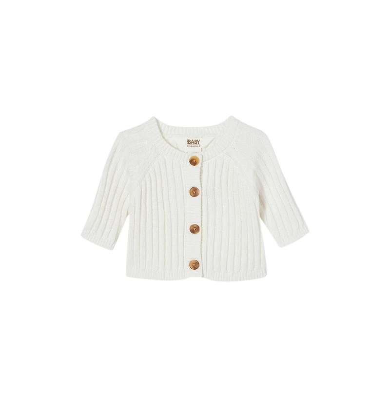 Cotton On Baby Boys Knit Cardigan