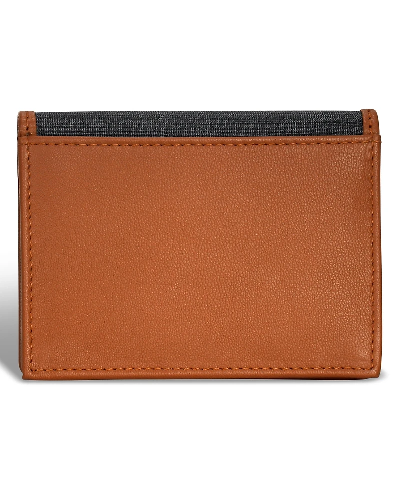 Champs Men's Denim Collection Leather Cardholder