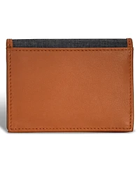 Champs Men's Denim Collection Leather Cardholder