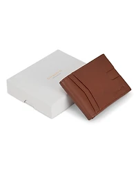 Champs Men's Onyx Collection Leather Access Top Wing Wallet