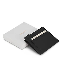 Champs Men's Onyx Collection Leather Zip Card Case