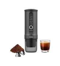 Outin Nano Portable Electric Espresso Machine, Self-Heating, Usb-c & Car Charger, 20 Bar Mini Coffee Maker, With Ground Ns Capsule for Campin