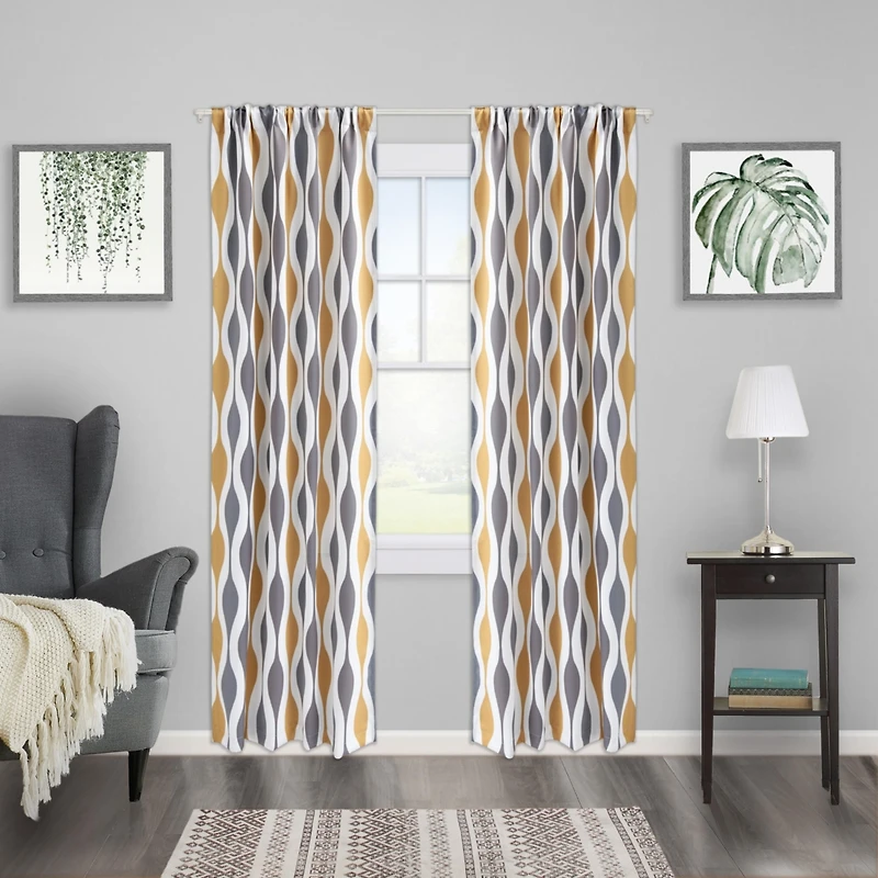 Kenney Curved Wrap Around Room Darkening Curtain Rod