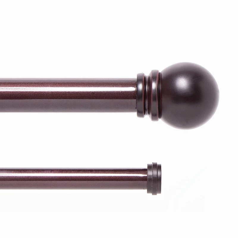 Kenney Hamlin 1-Inch Premium Double Curtain Rod for Stylish Window Drapery