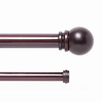 Kenney Hamlin 1-Inch Premium Double Curtain Rod for Stylish Window Drapery